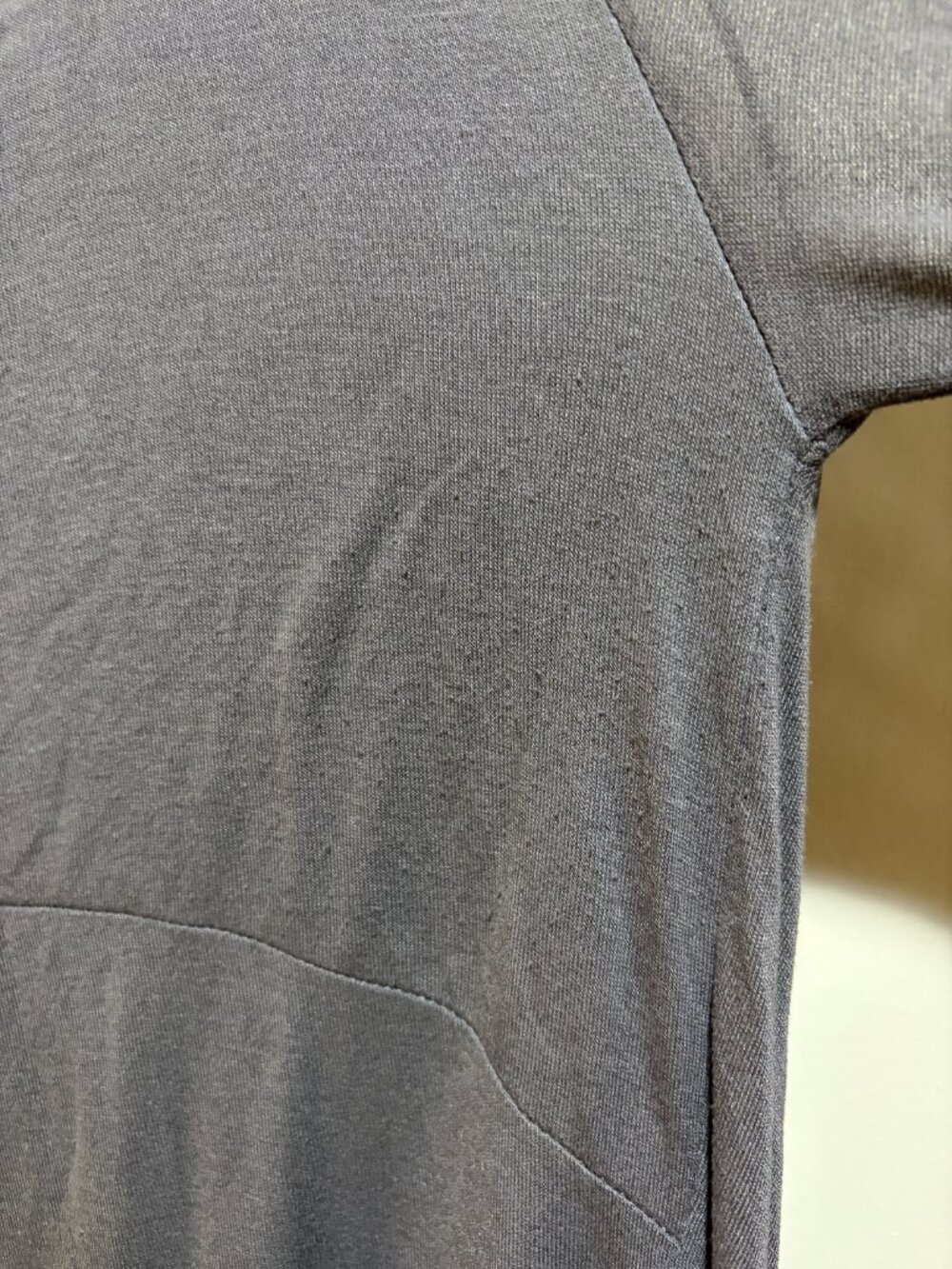 Marcella Oslo Tunic Sheer European Jersey Hooded Tunic Anthracite Long Sleeve - Picture 11 of 16